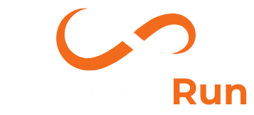 Logo van LimitlessRun, coaching voor obstakelruns en lifestyle